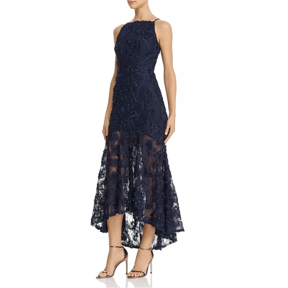 Bloomingdale’s Avery G Floral-Appliqué Maxi Dress